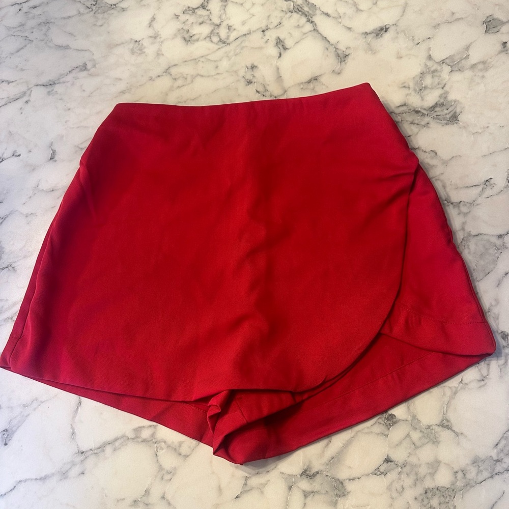 Red Skort NWOT